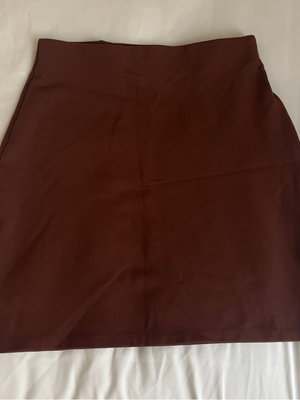 Sunday Best Mini Skirt in Deep Wine
